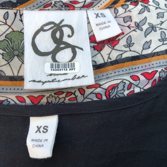 Anthropologie One September Provençal BOHO MIDI Dress Size Extra Small - Picture 13 of 14